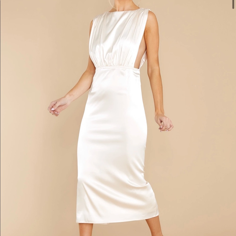 Elegant nights champagne dress Red Dress